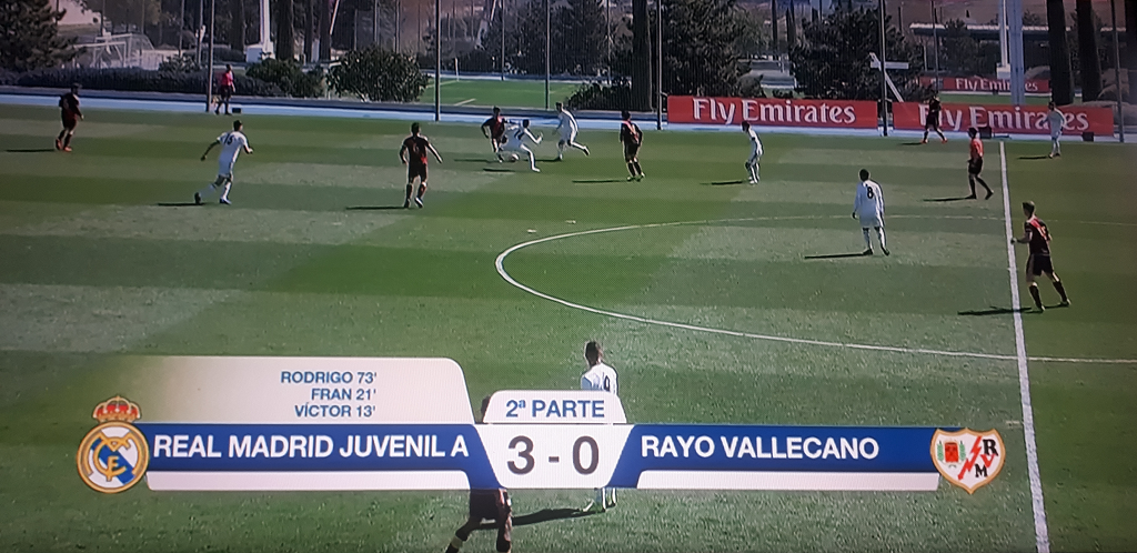 Real Madrid Juvenil A 3 Rayo Vallecano 0 DH G5 J30 2019