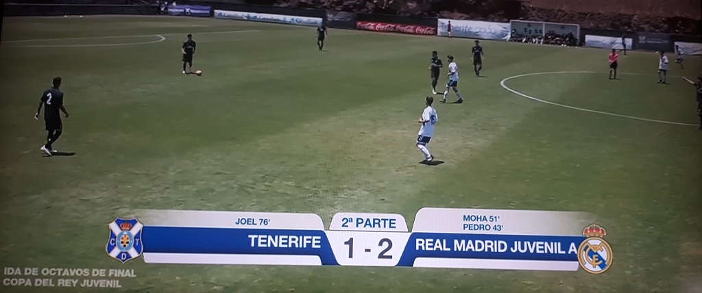 Tenerife 1 Real Madrid Juvenil A 2 Copa del Rey 2019