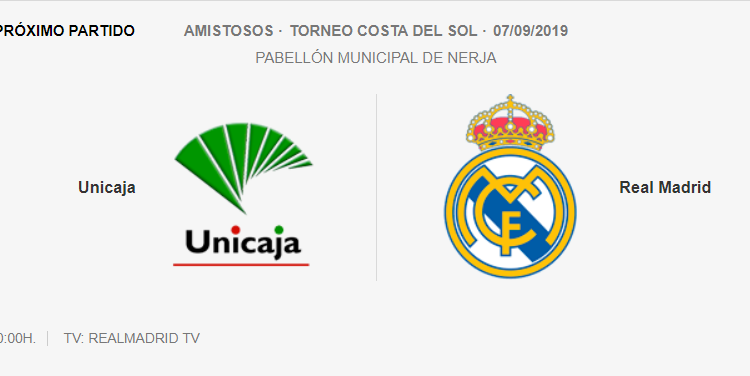 Unicaja Real Madrid Torneo Costa del Sol 2019