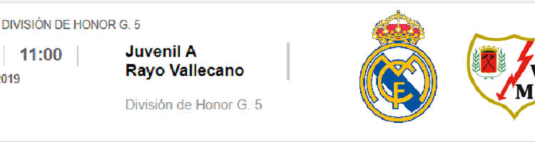 Real Madrid Juvenil A Rayo Vallecano
