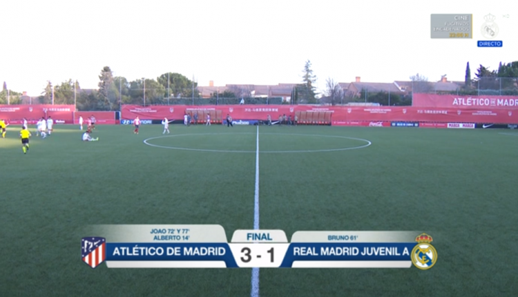 Atlético de Madrid Real Madrid Juvenil A DH5 J15 2021