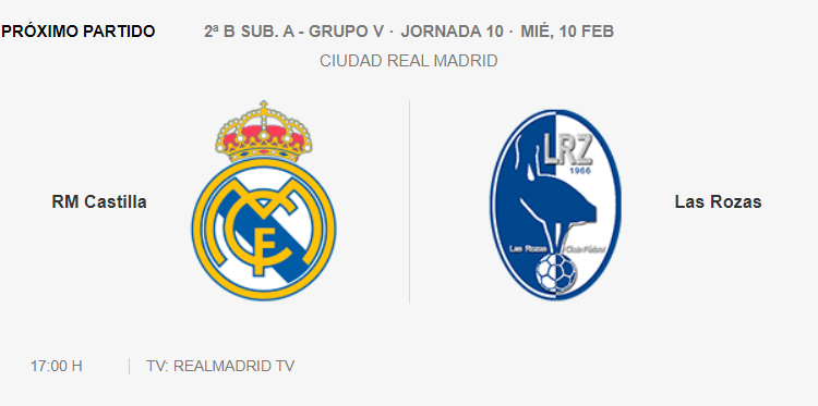 Real Madrid Castilla Las Rozas 2B J10 2021