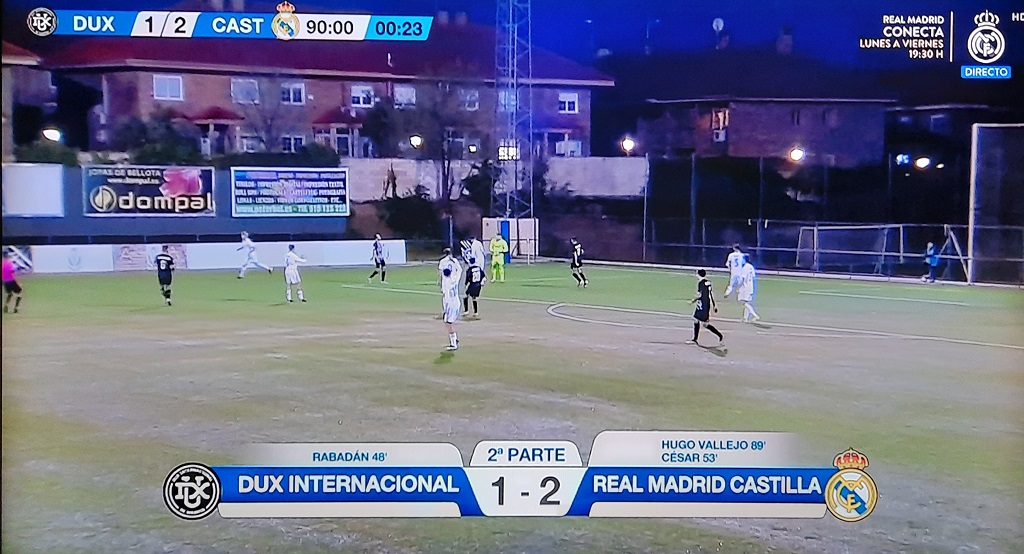 DUX Internacional de Madrid 1-2 Real Madrid Castilla J16 2021
