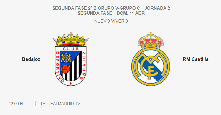 Badajoz Real Madrid Castilla G5C 2021 J2