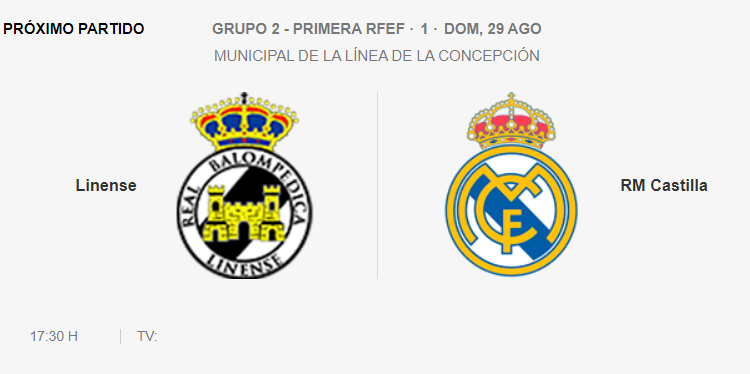 RB Linense Real Madrid Castilla 1 RFEF J1 2021
