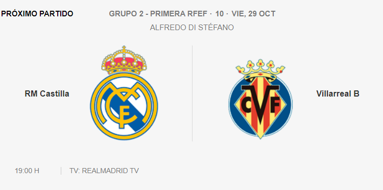 Real Madrid Castilla Villarreal B