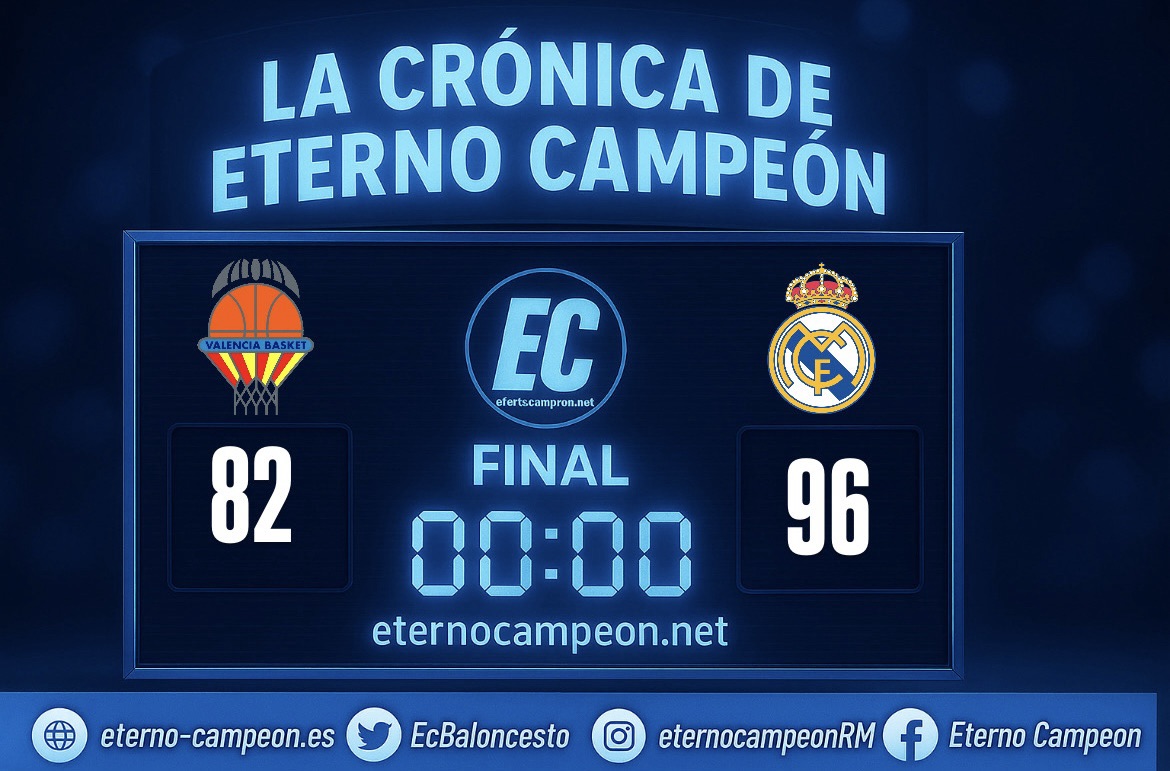 Liga Endesa | Jornada 28 ~ Crónica | Valencia Basket 82-96 Real Madrid