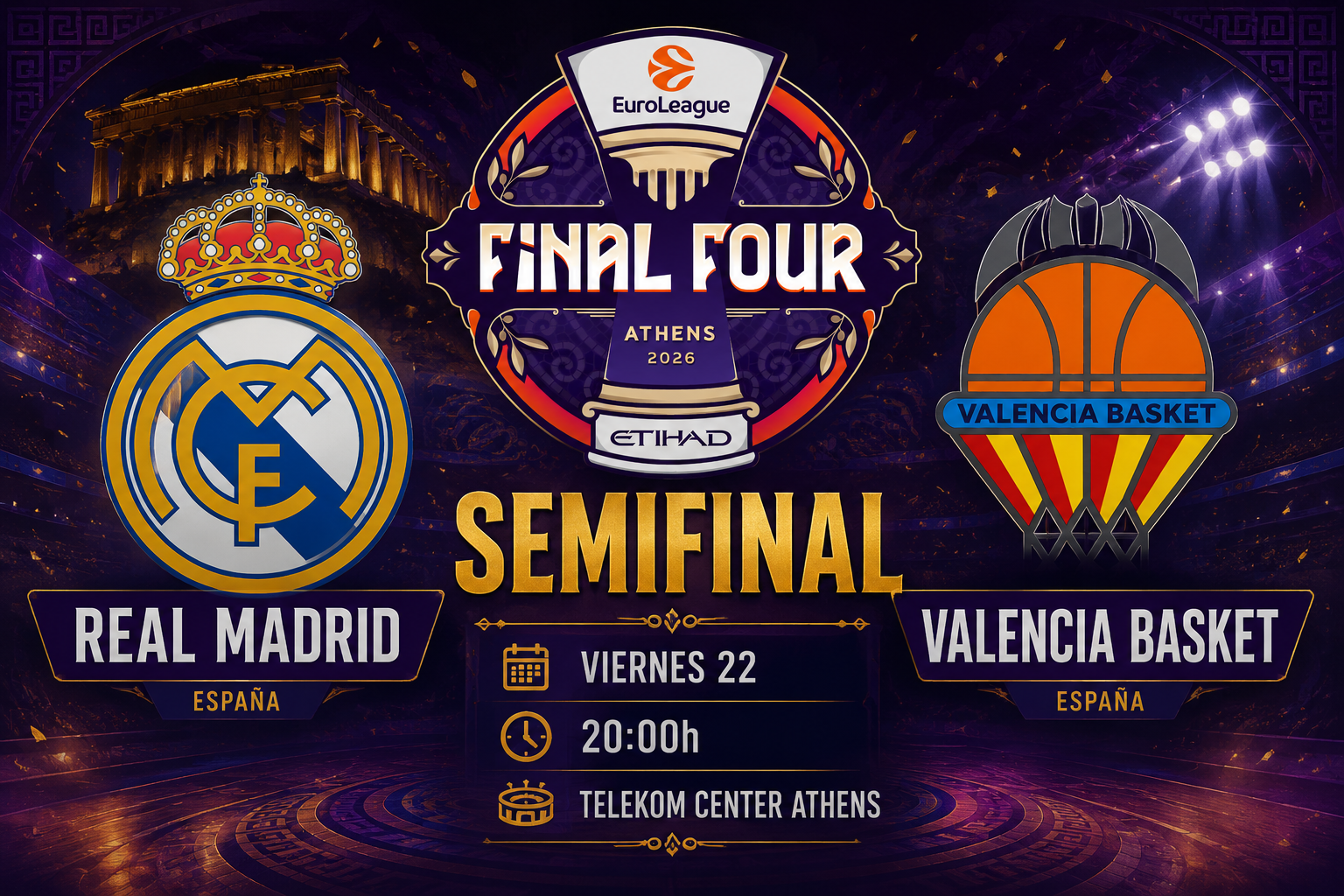 Final Four | Semifinal ~ Previa | Real Madrid vs Valencia Basket