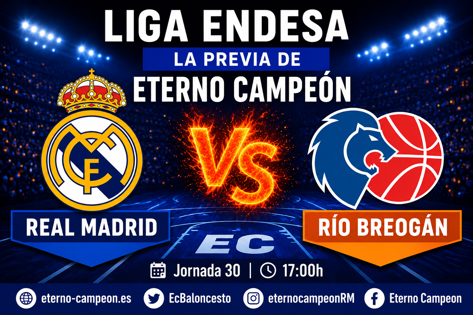 Liga Endesa | Jornada 30 ~ Previa | Real Madrid vs Río Breogán