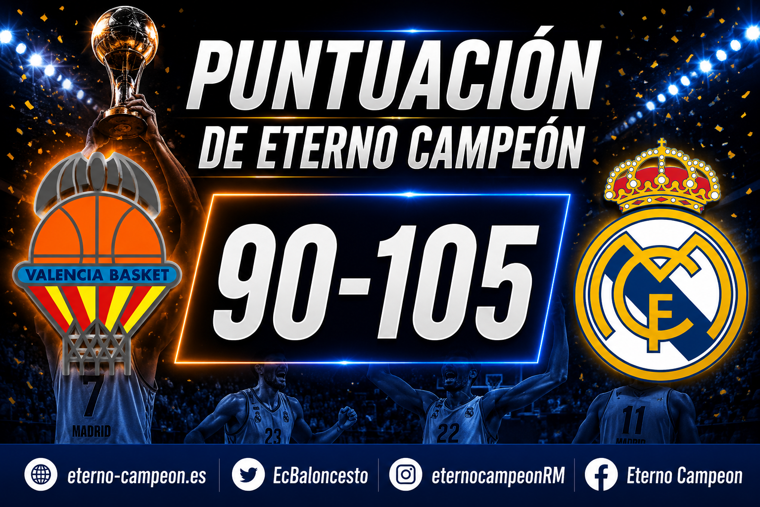 Final Four | Seminal ~ La Puntuación de Eterno Campeón | Valencia Basket 90-105 Real Madrid