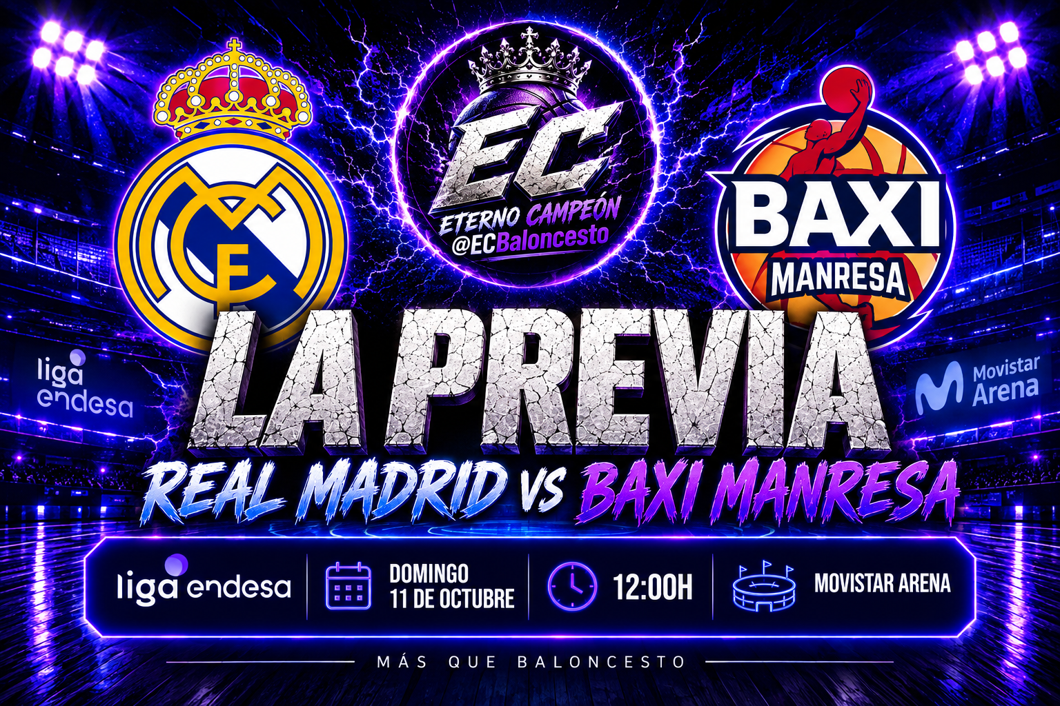 Liga Endesa | Jornada 3 ~ Previa | Real Madrid vs Kids&Us Manresa